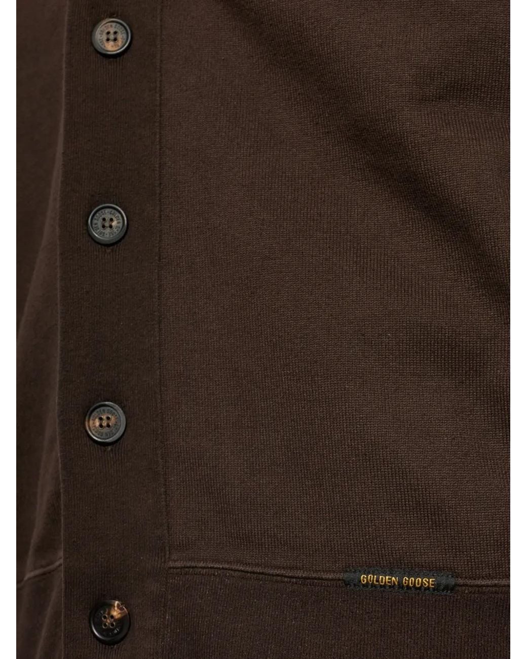 Golden Goose Deluxe Brand Brown Romeo Cotton Cardigan for men