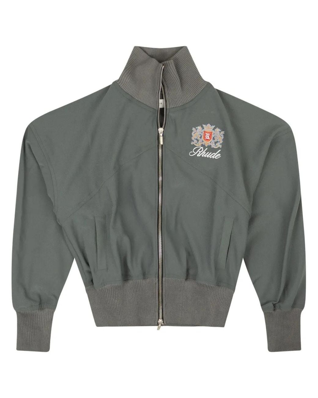 Rhude Trainingsjack Met Logoprint in het Gray voor heren