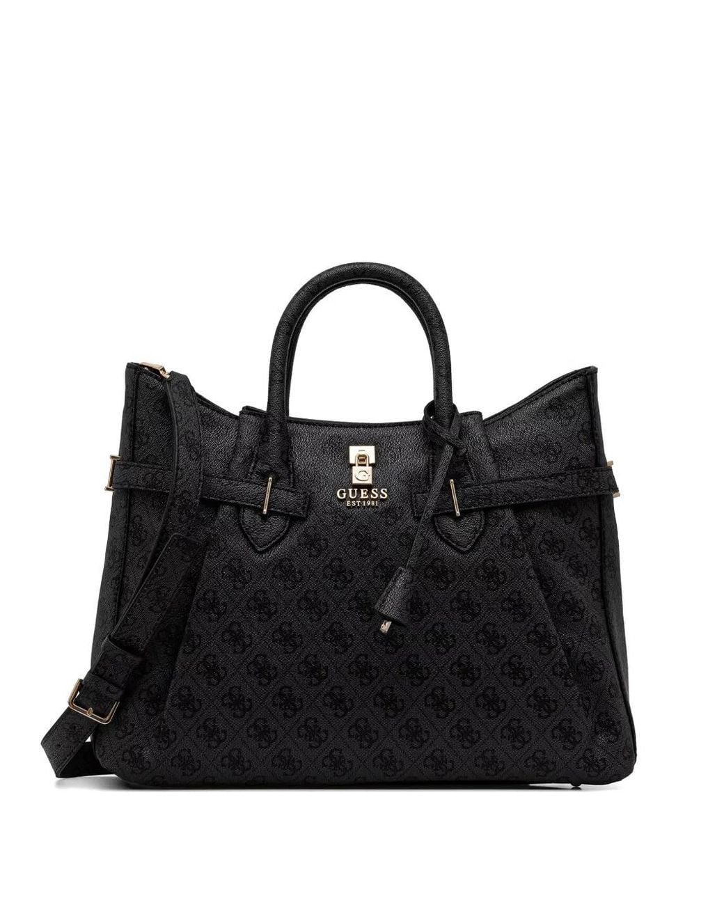 Guess Black Yesba Logo Handbag