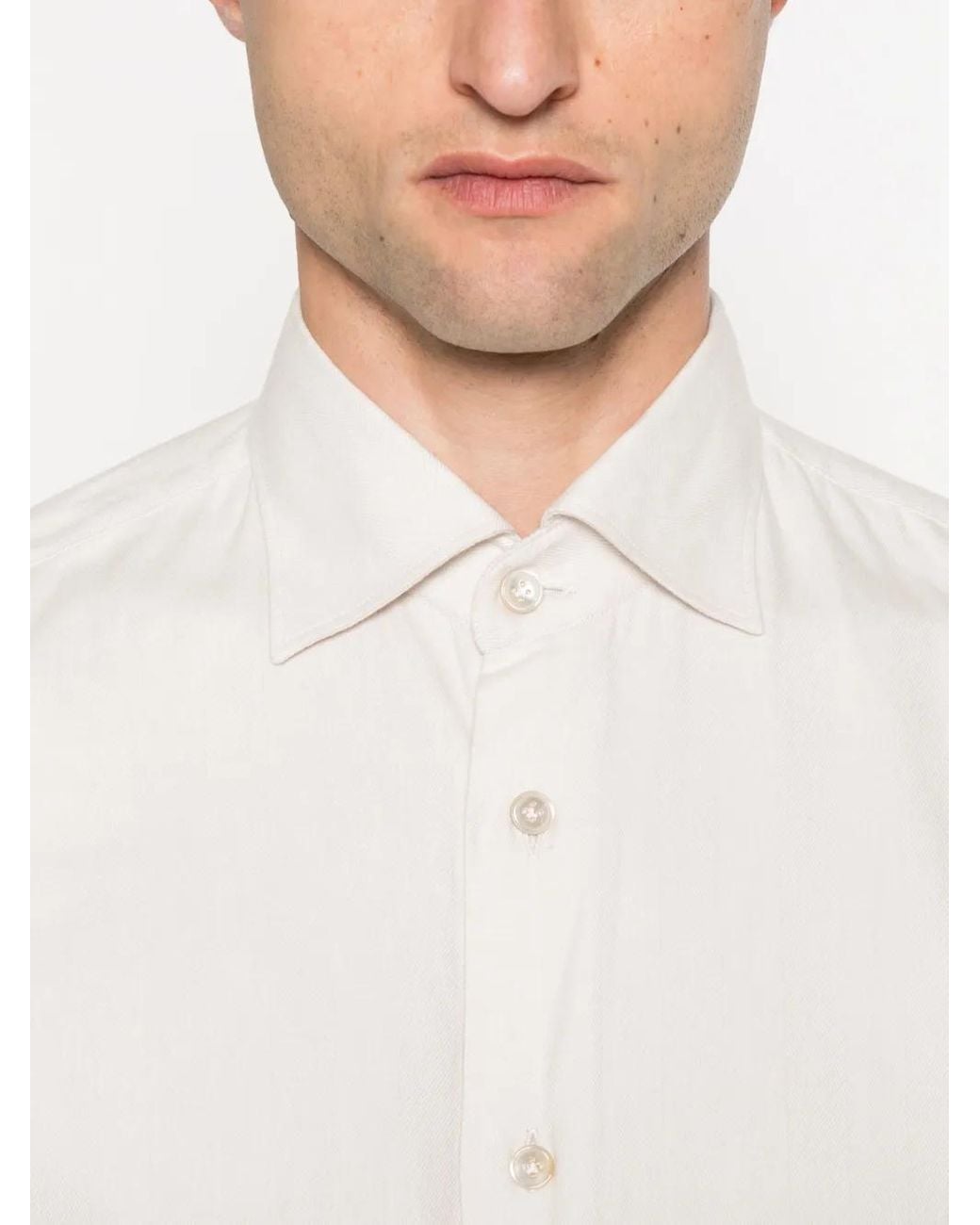 Eleventy Button-Down Overhemd in het White voor heren