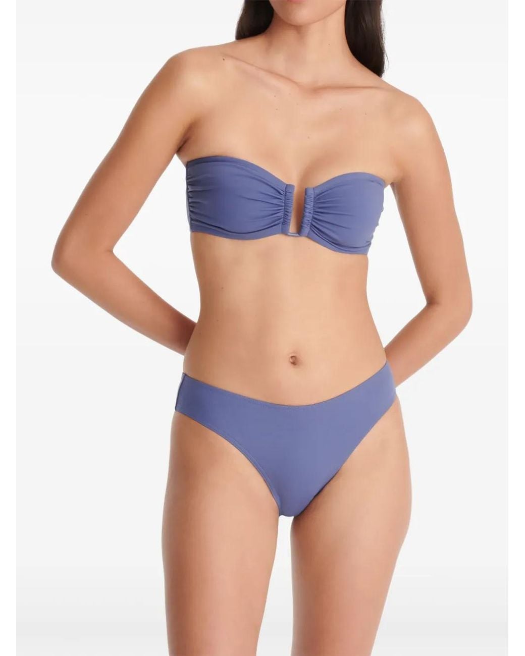 Eres Blue Show Bandeau Bikini Top