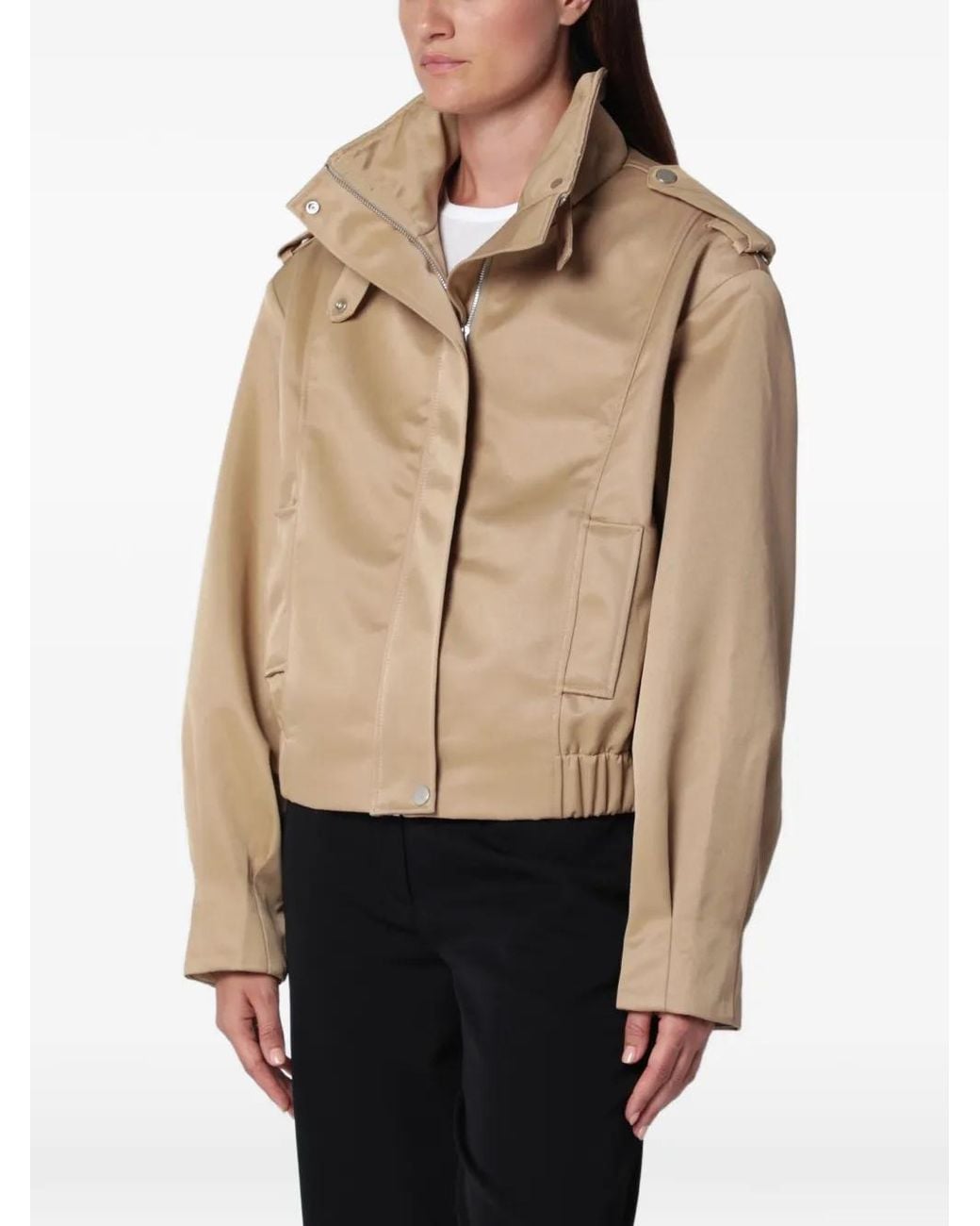 Source Unknown Natural Barlow Oversized Jacket