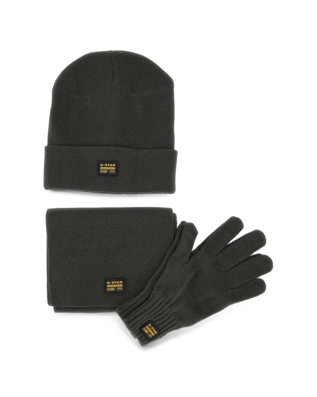 G-Star Black Logo-Patch Knit Set (Set Of Three) for men
