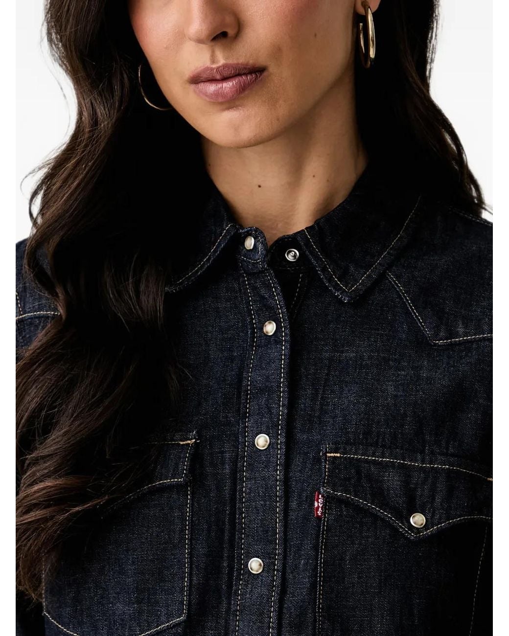 Levi's Denim Overhemd in het Blue