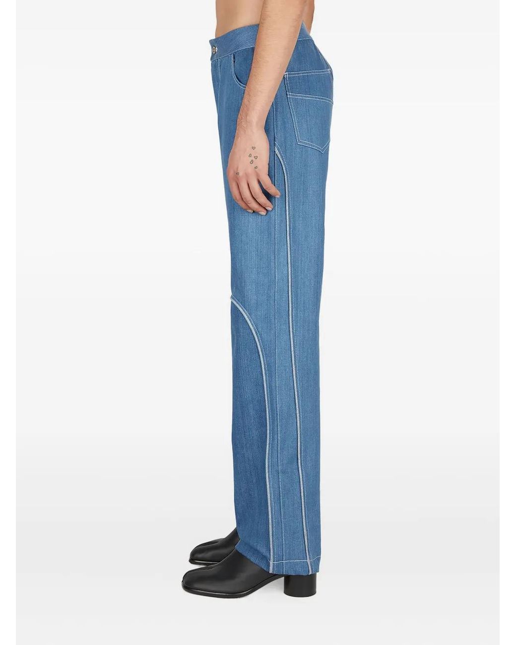 Rus Blue Ella Panelled Jeans