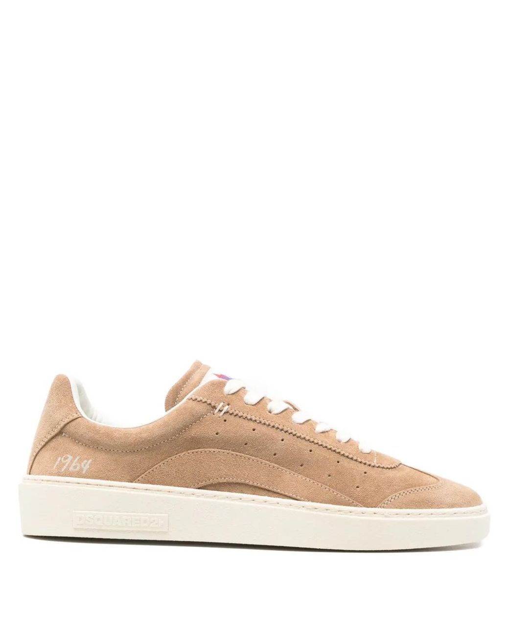 DSquared² Natural Rider Leather Sneakers for men