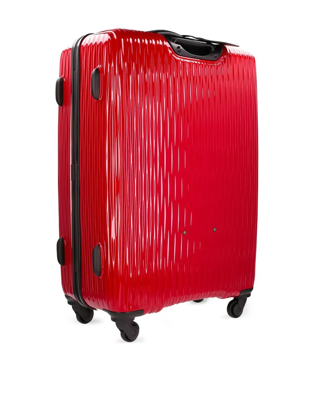 Longchamp Red Wheeled Trolley for men