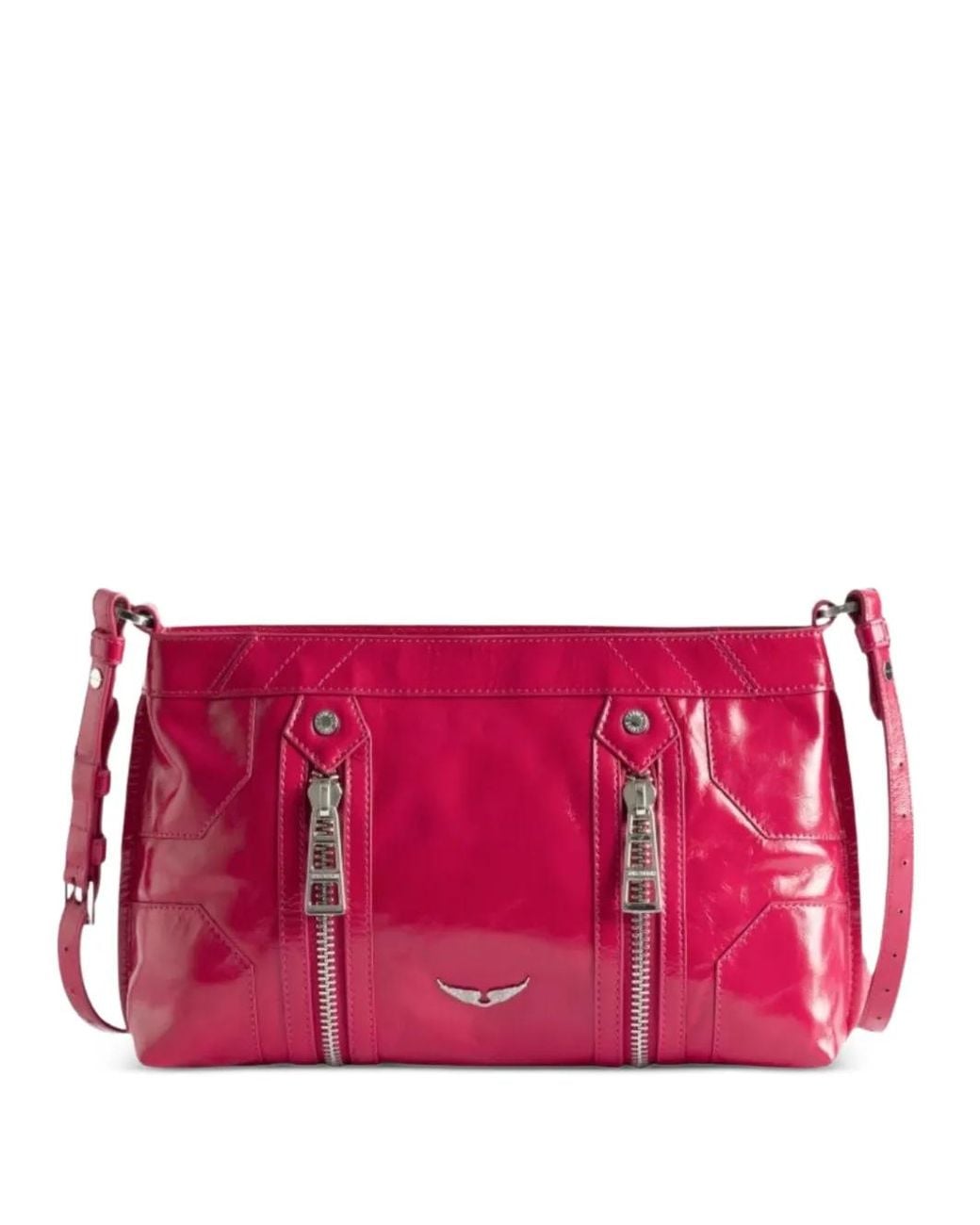 Zadig & Voltaire Purple Sunny Moody Patent Bag