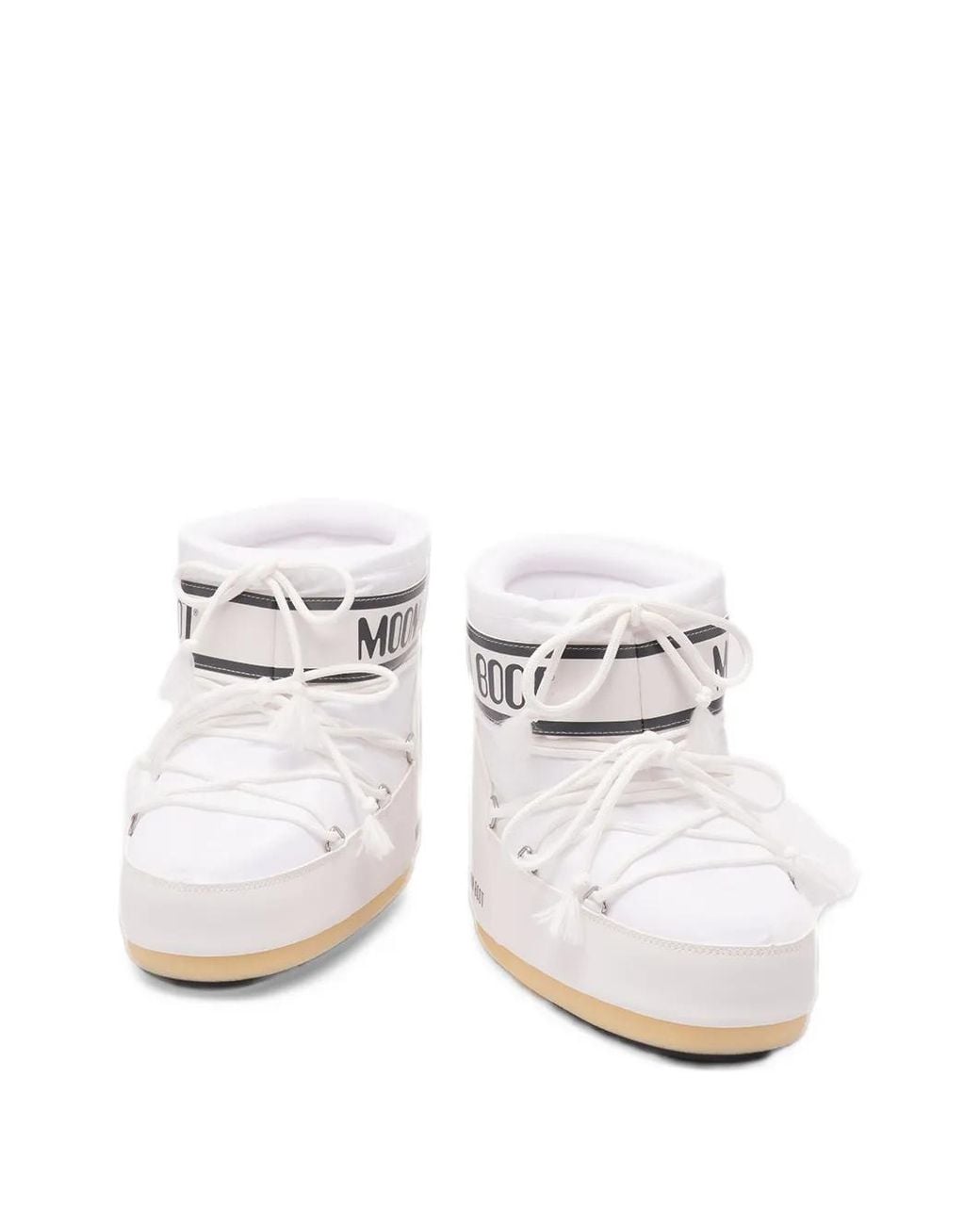 Moon Boot White Icon Low Nylon Boots
