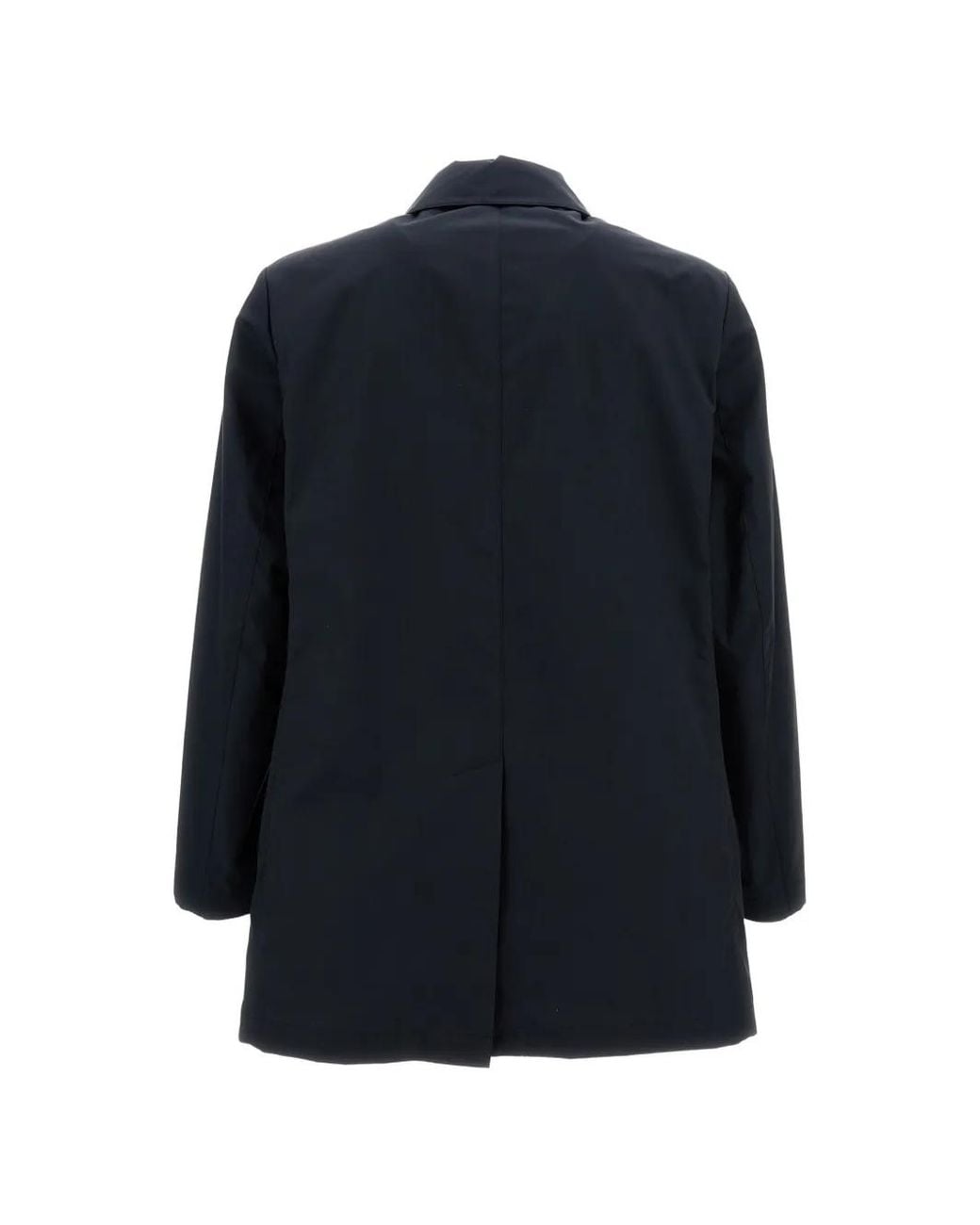 L'IMPERMEABILE Blue Buttoned Coat for men