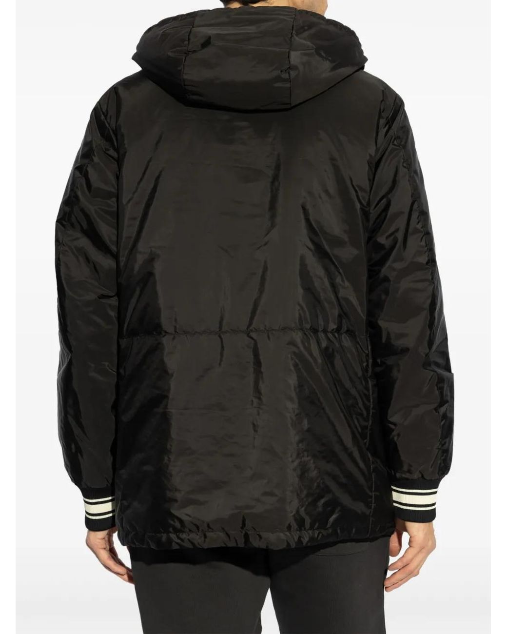 Moncler Black Reversible Jacket Vernant for men