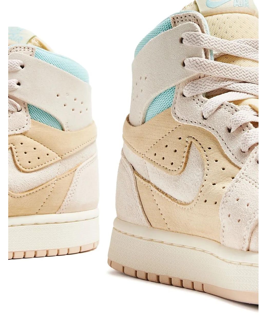 Nike Air Jordan 1 Zoom Sneakers in Natural | Lyst UK
