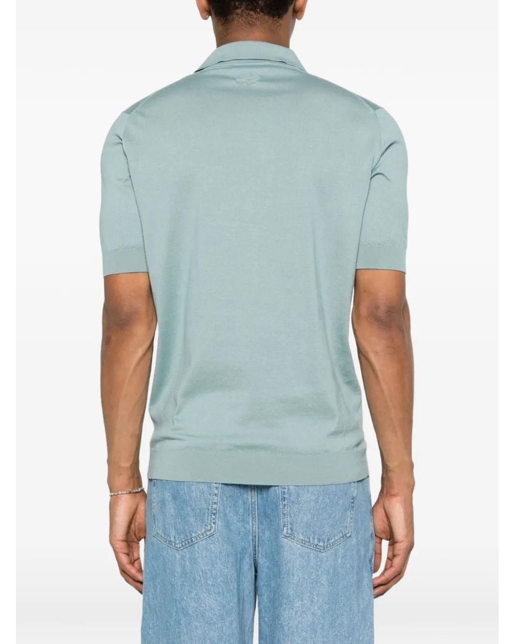 Lardini Blue T-Shirt À Manches Courtes for men