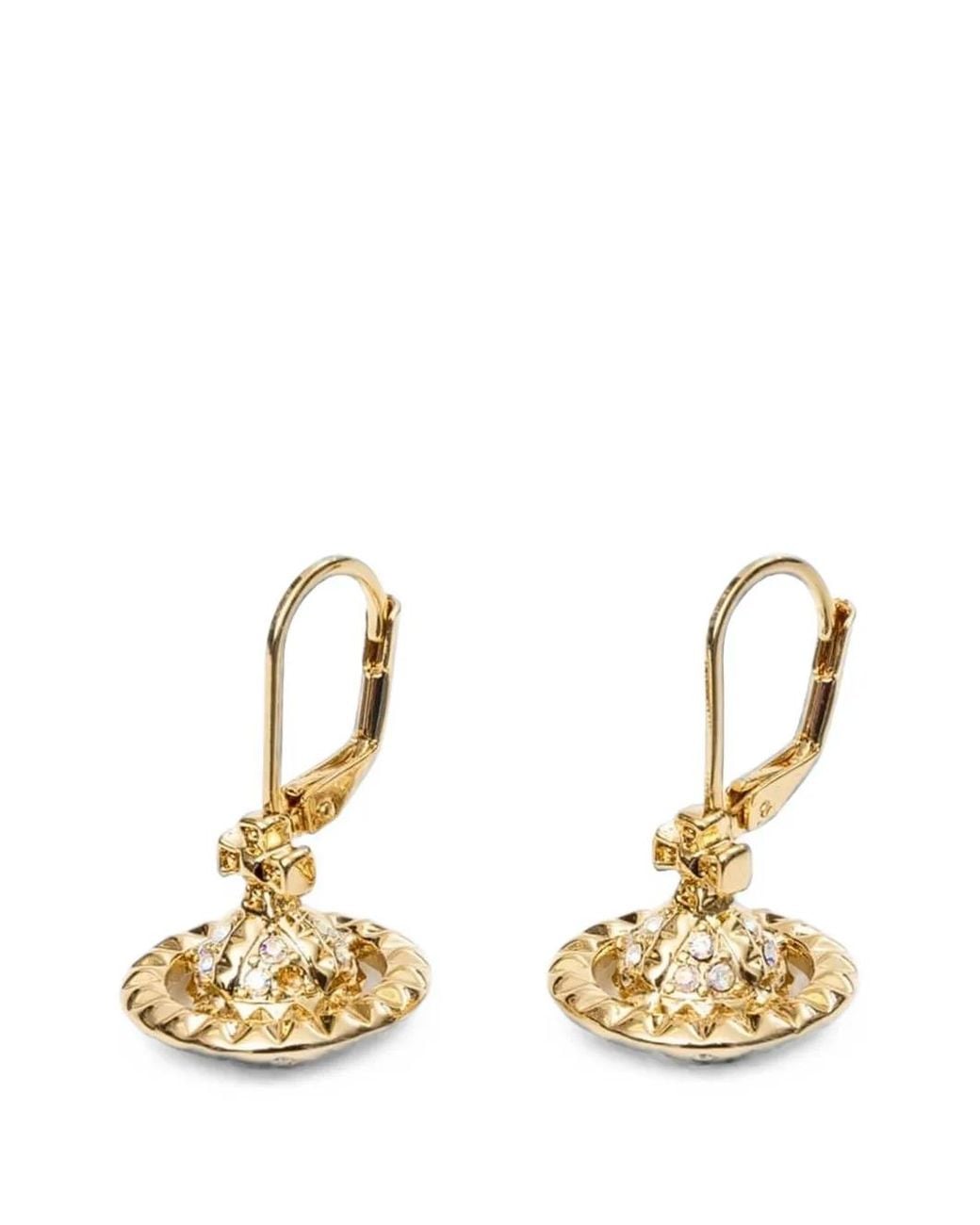 Vivienne Westwood Metallic Mayfair Orb Earrings