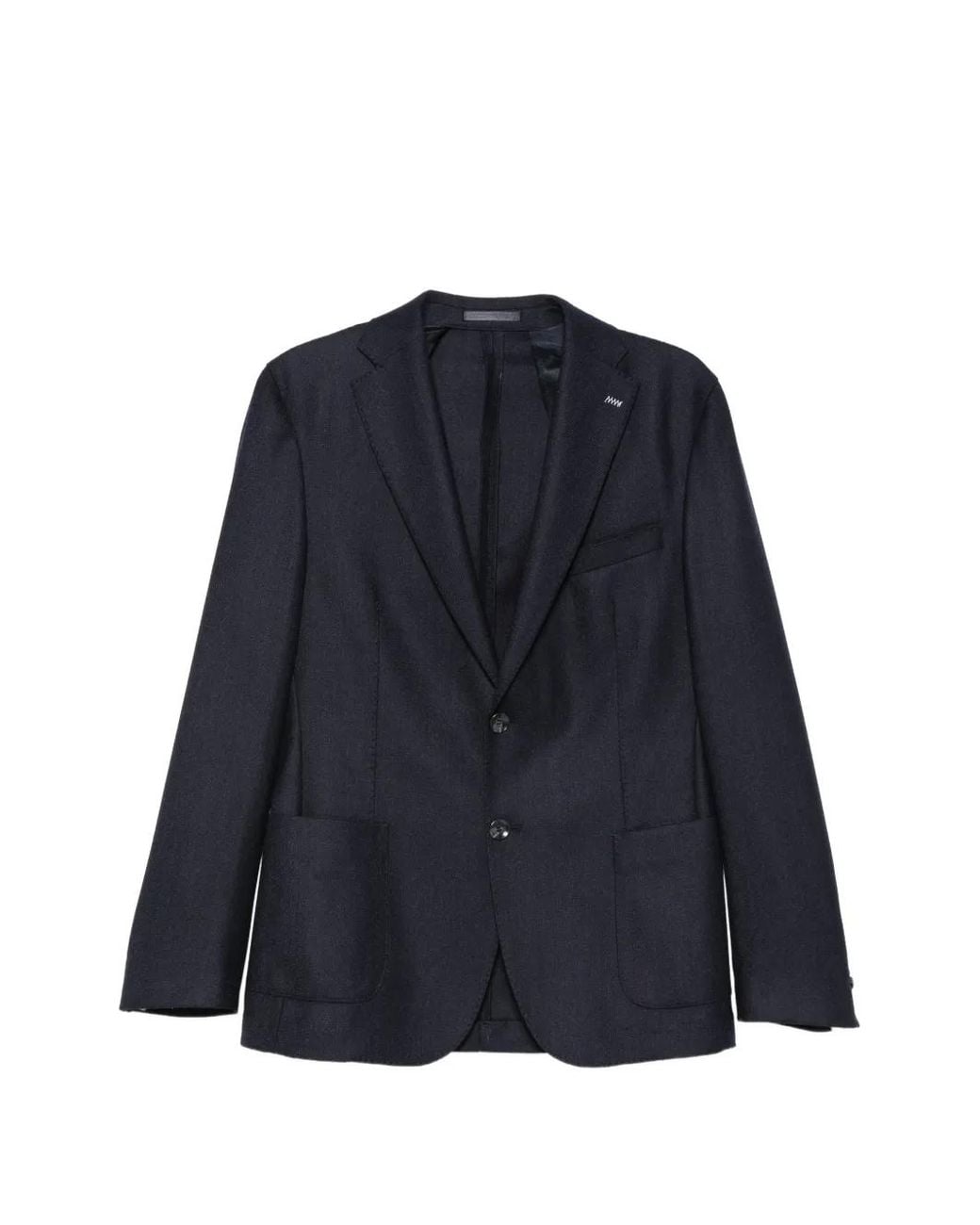 Alberto Gozzi Blue Single-Breasted Blazer for men