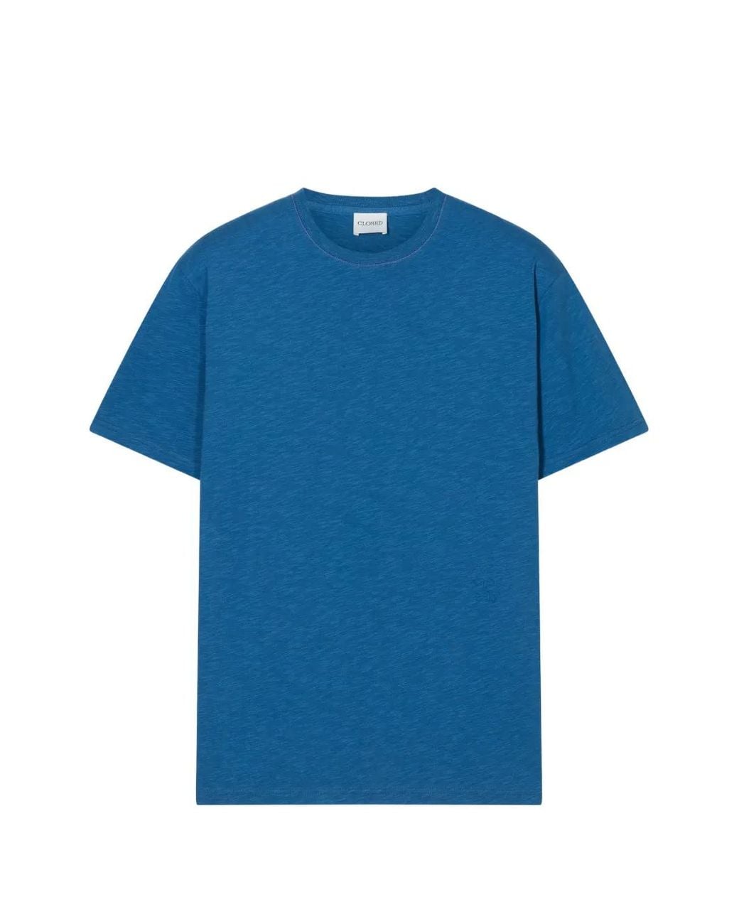 Closed Blue T-Shirt À Col Rond for men