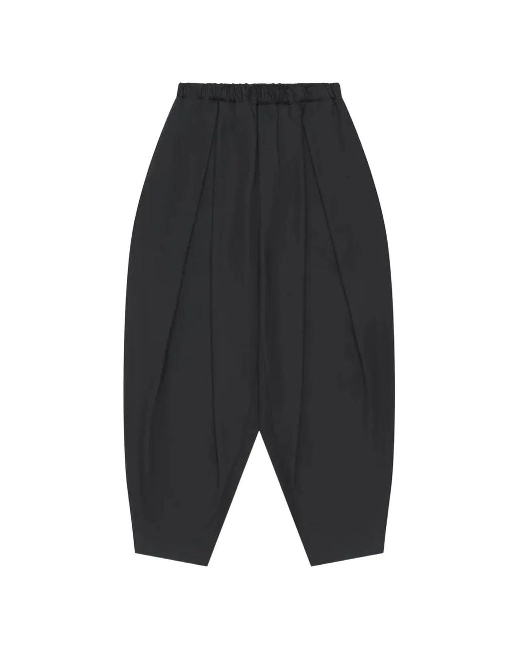 COMME DES GARÇON BLACK Gray Pleated Tapered Trousers