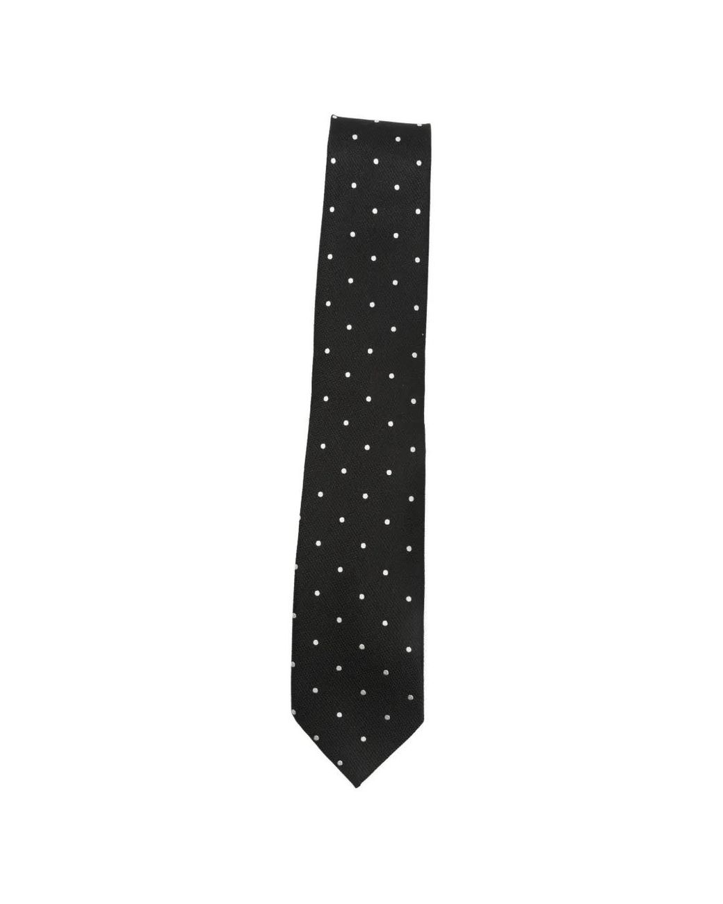 Tom Ford Black Polka-Dot Tie for men