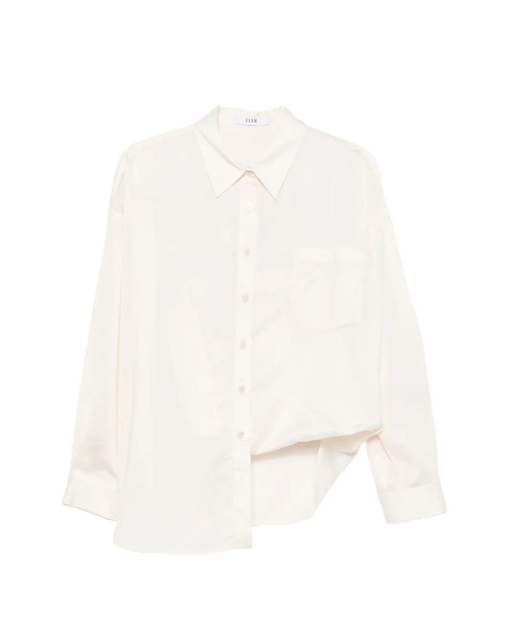 ELEH White Chest-Pocket Shirt