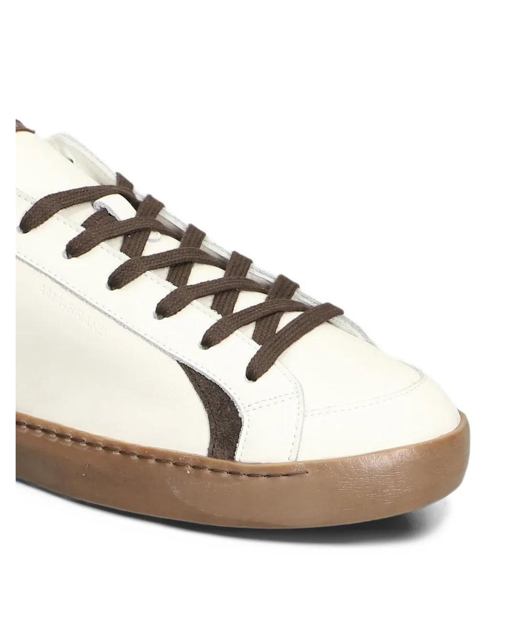 AMA BRAND Natural Logo-Print Sneakers for men