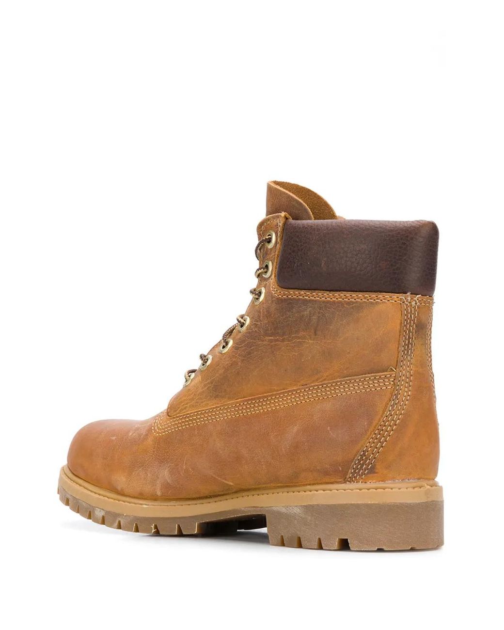 Timberland Brown Ankle Lace-Up Boots for men