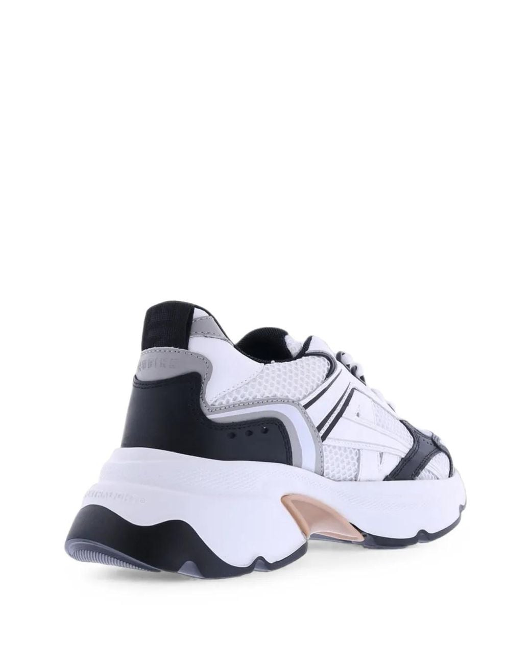 Nubikk White Ross Nomad Leather-Panelled Sneakers