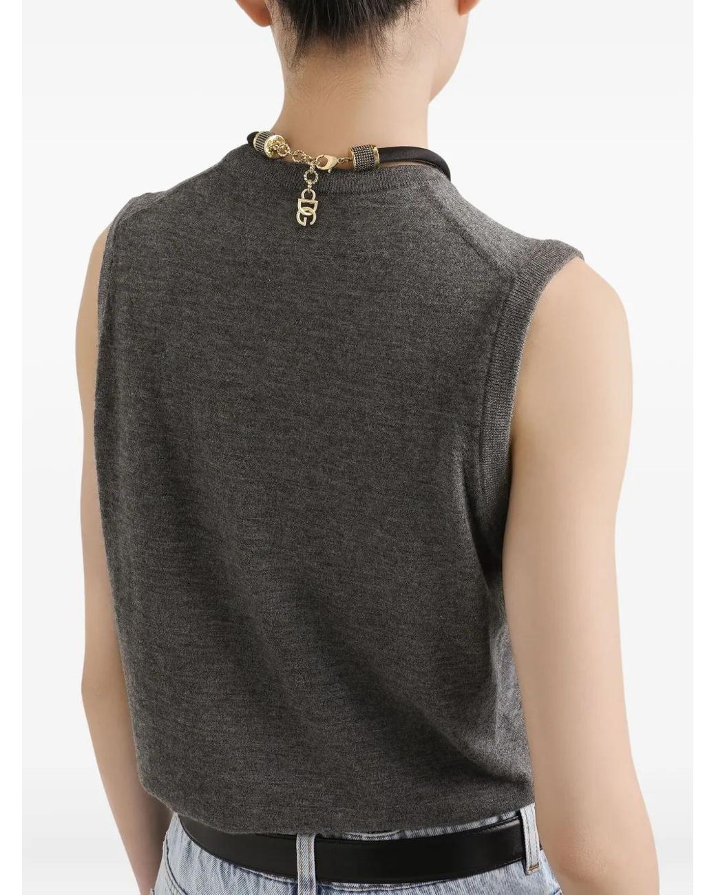 Cashmere Knitwear Dolce & Gabbana de color Gray