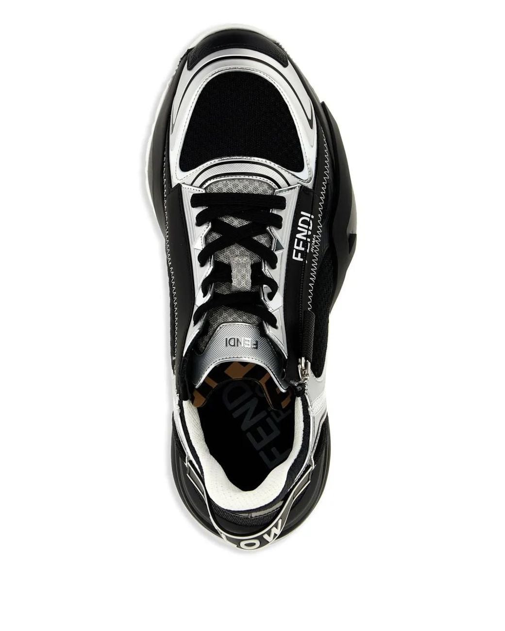 Fendi Black 'Flow' Sneaker for men
