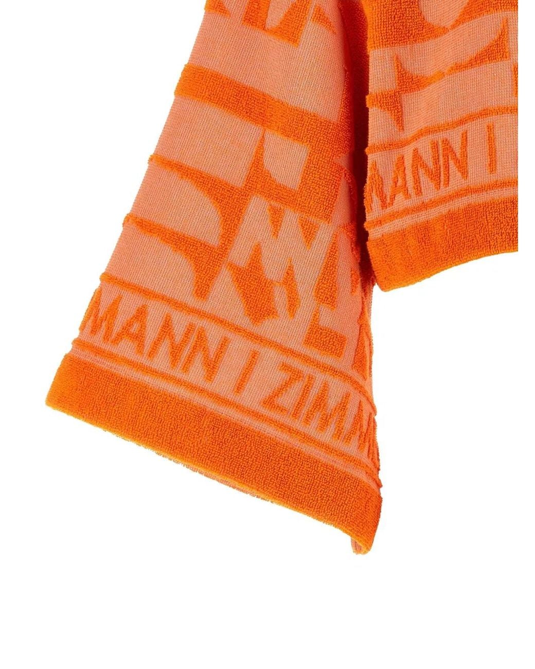 Zimmermann Orange Solstice Towelling Top