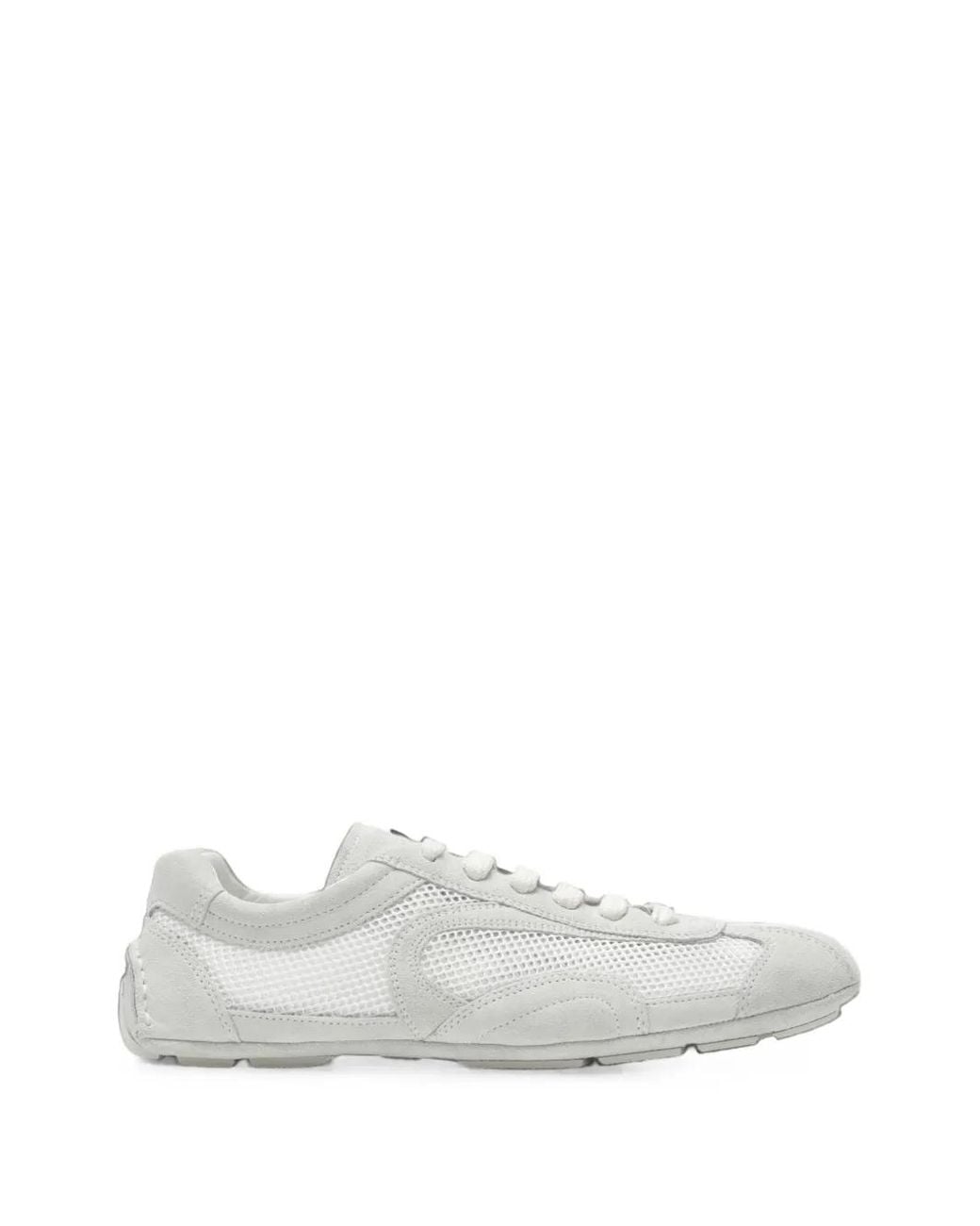 Prada White Montecarlo Re-Edition 2005 Sneakers