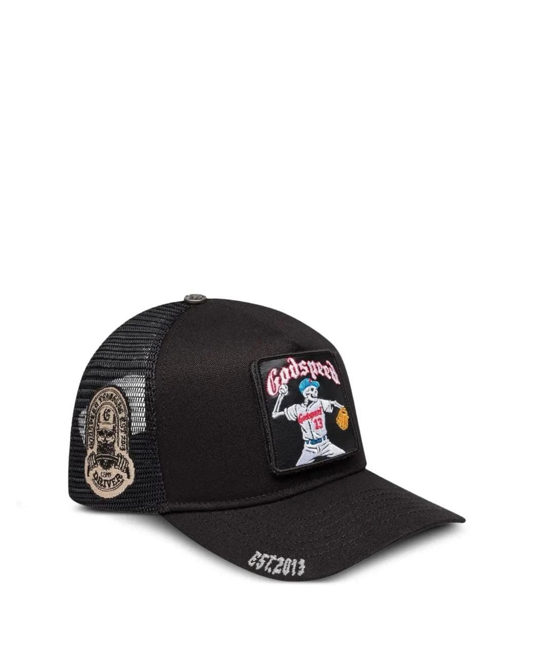 Godspeed Black Interchangeable Patch Trucker Baseball Cap for men