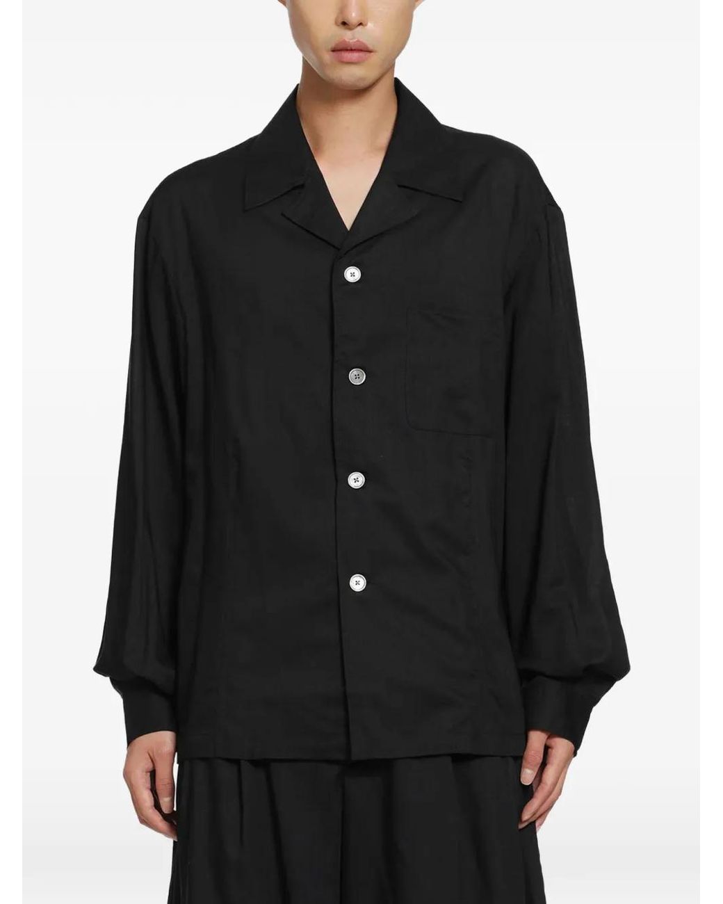 Camicia Private di Our Legacy in Black da Uomo