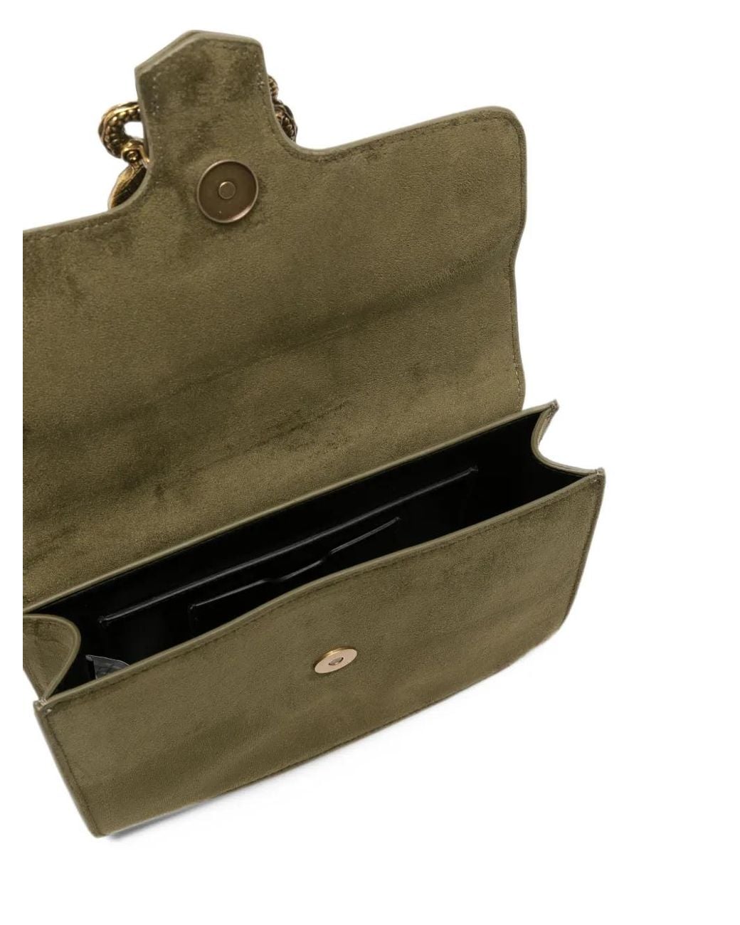 Just Cavalli Natural Snake-Plaque Shoulder Bag