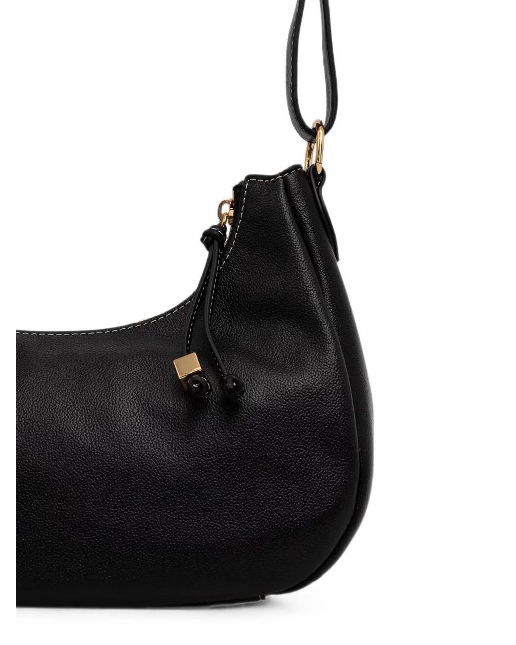 Love Moschino Black Logo-Lettering Zip-Detail Tote Bag