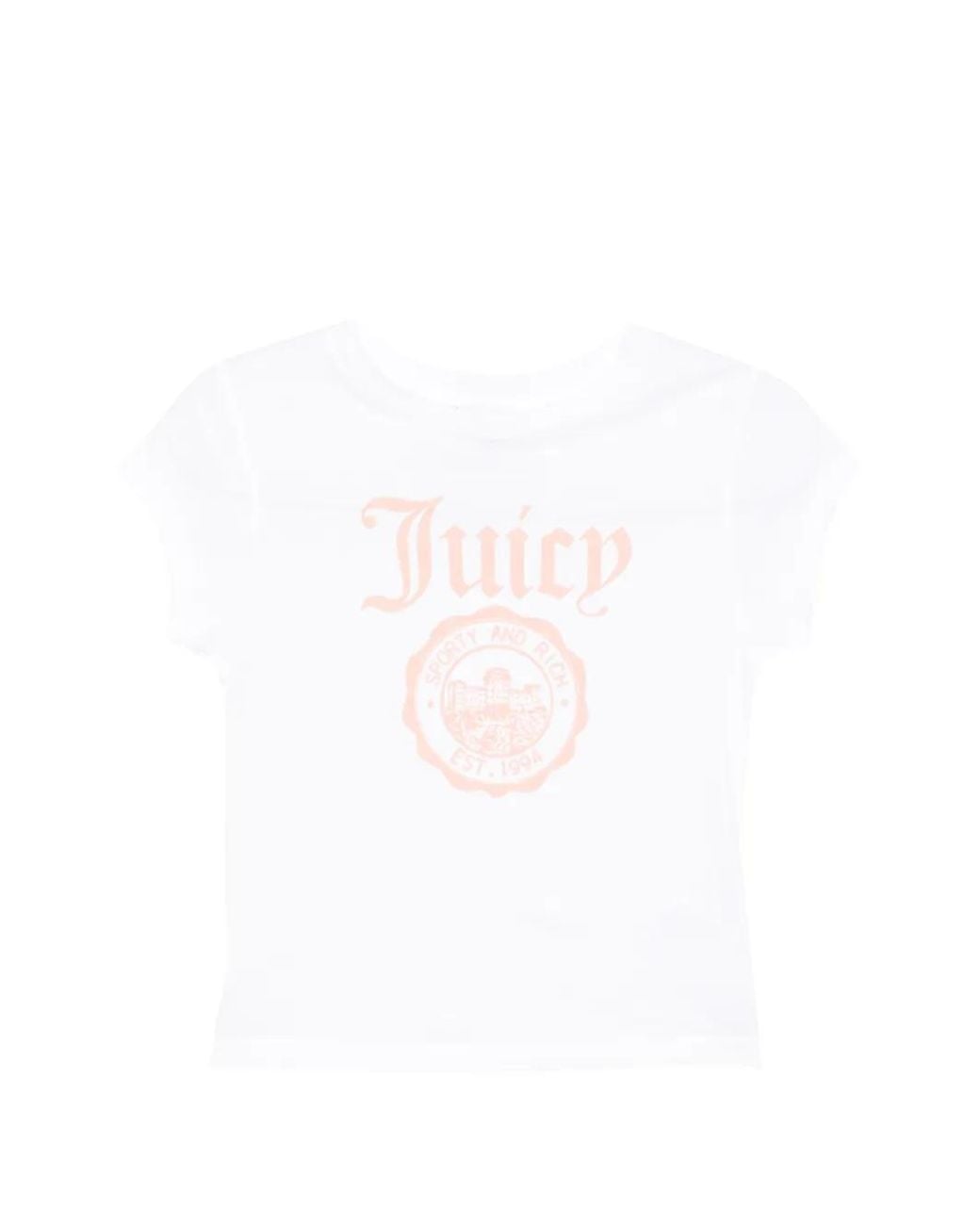 Sporty & Rich White Logo-Print T-Shirt
