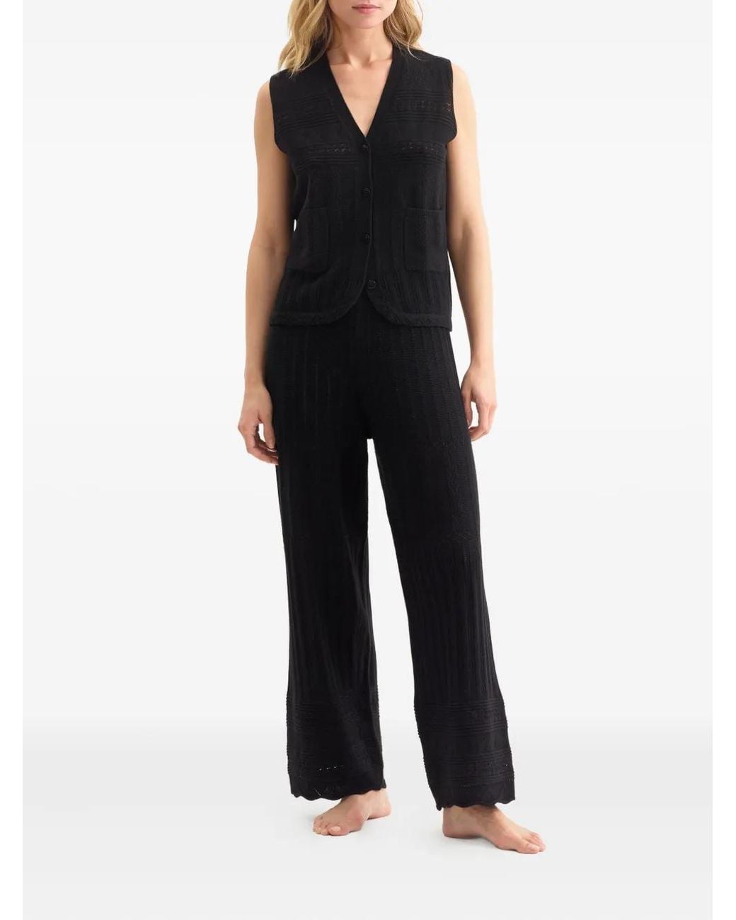 Eres Black Mixte Cardigan