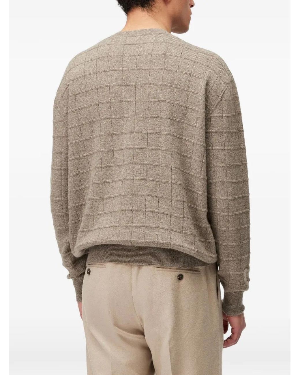 RETORI Natural Window Crew-Neck Sweater for men