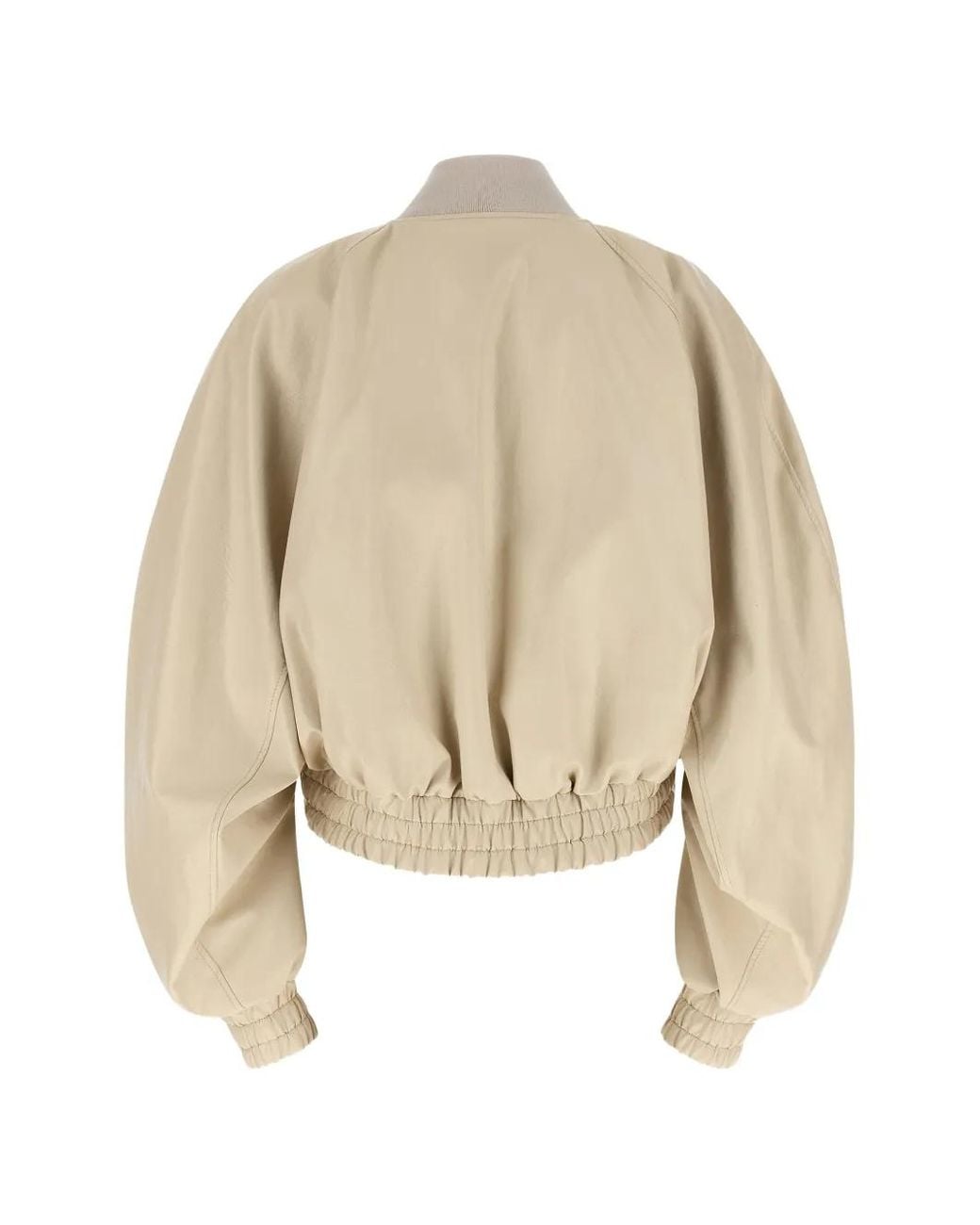 ANDAMANE Natural Grained Sierra Bomber Jacket