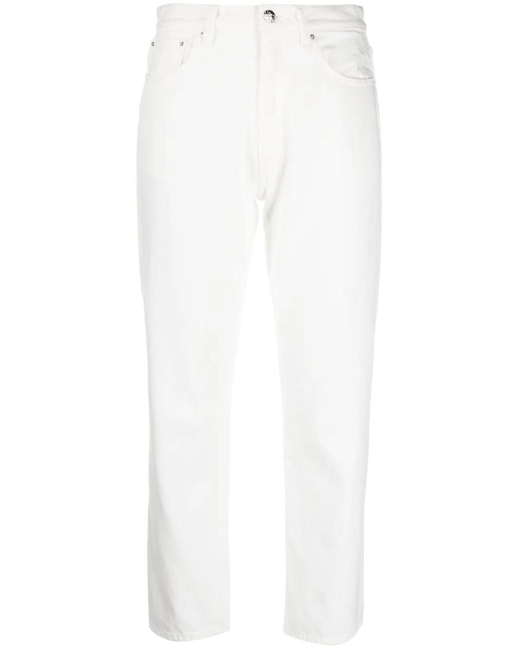 Totême White Twisted Seam Denim