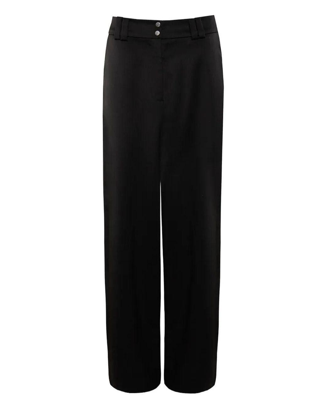 Vestiaire d'un Oiseau Libre Black Low-Waist Trousers