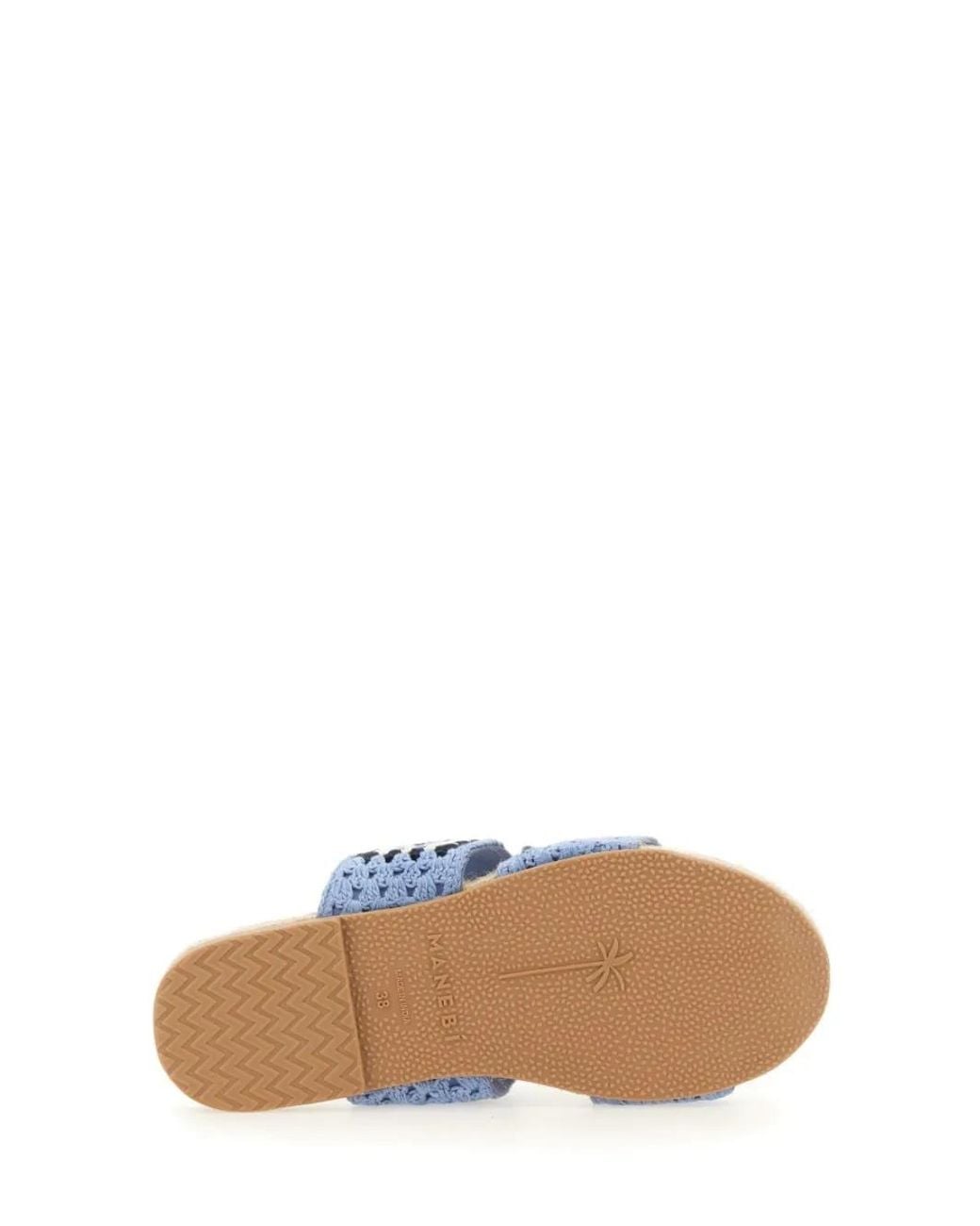 Manebí White Flat Sandals