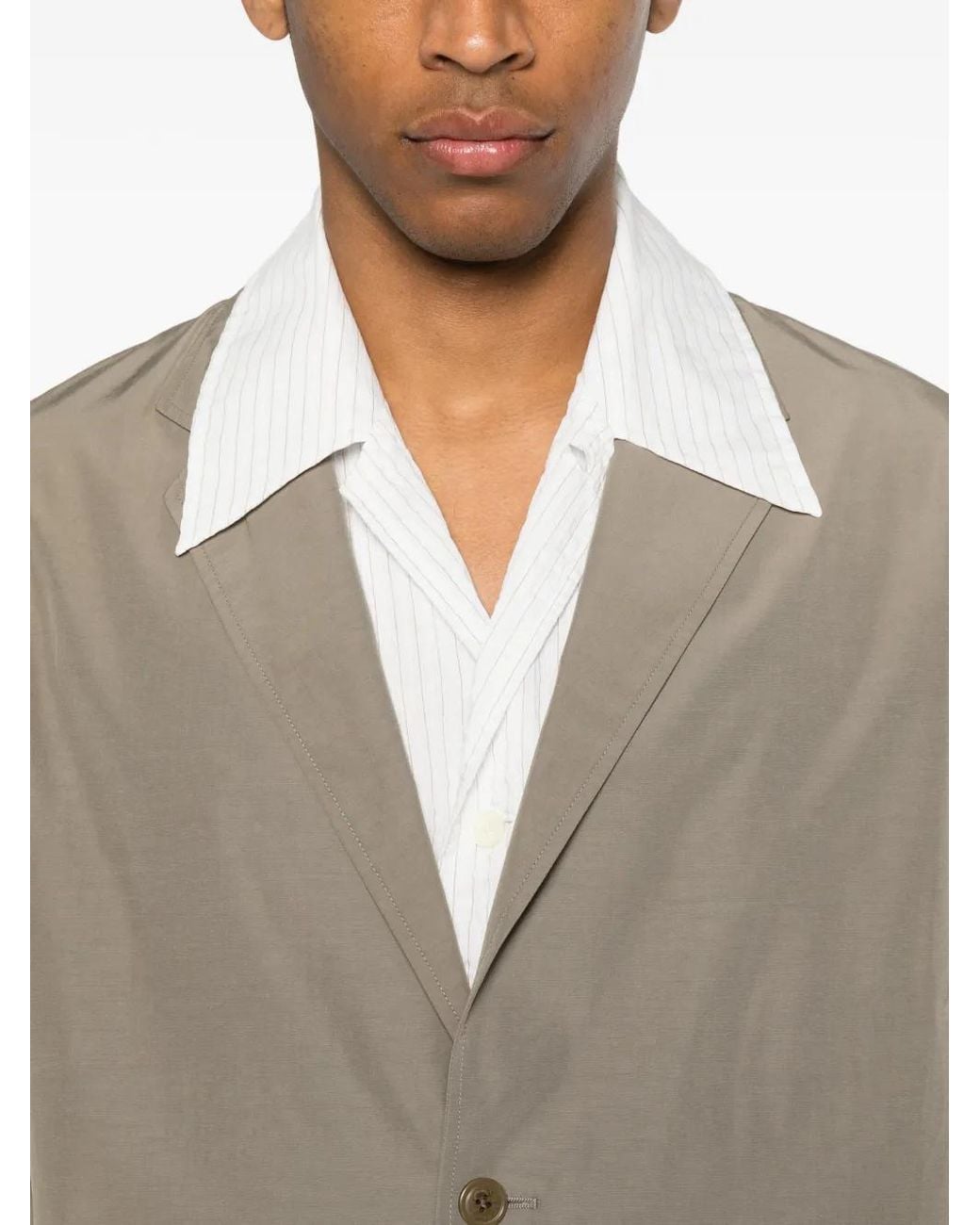 Goldwin Brown Blazer Relax Nylon 2B for men