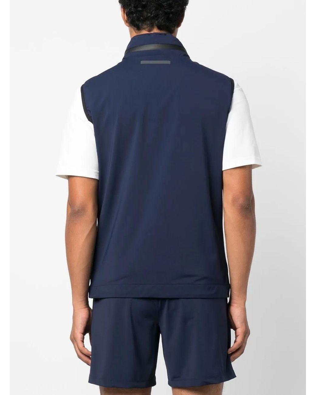 North Sails Blue Libeccio Four-Way Stretch Gilet for men