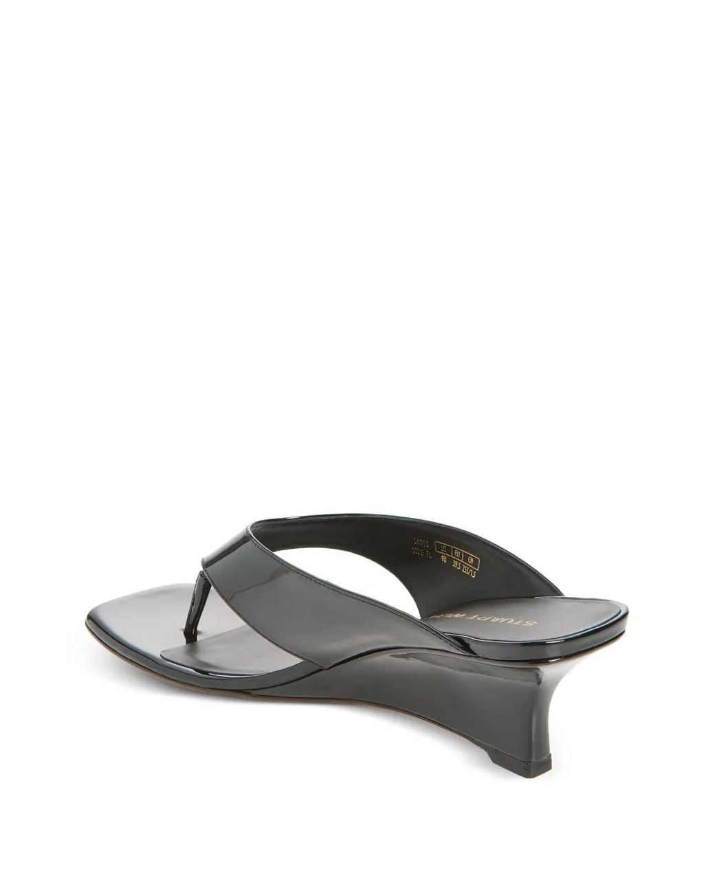 Stuart Weitzman White Thong Sandals