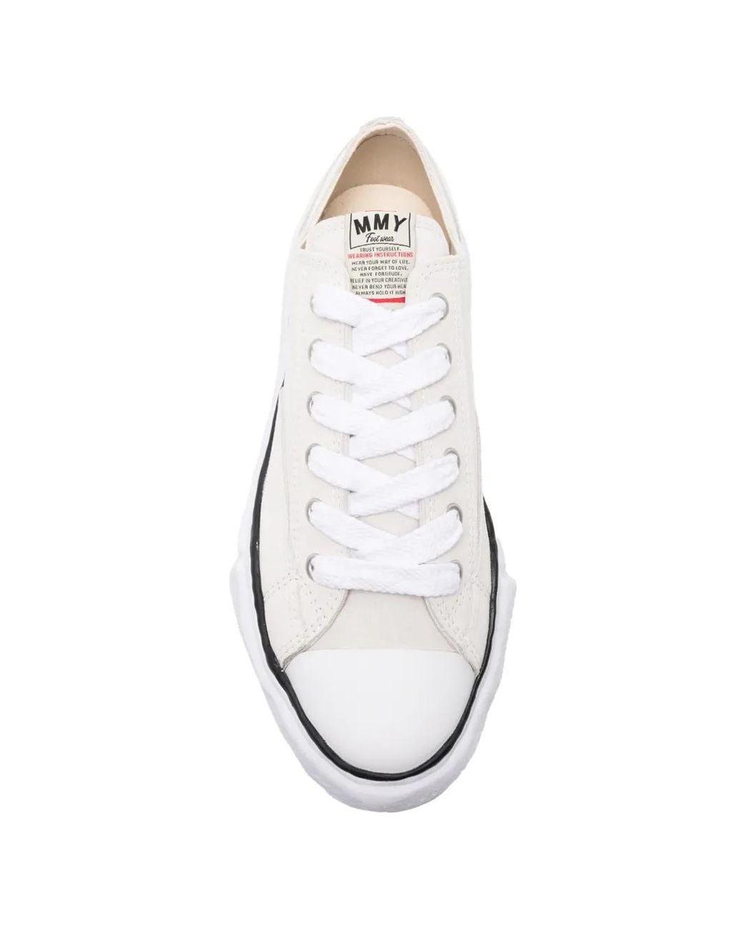 Maison Mihara Yasuhiro White Peterson Og Sole Suede Low-Top Sneakers for men