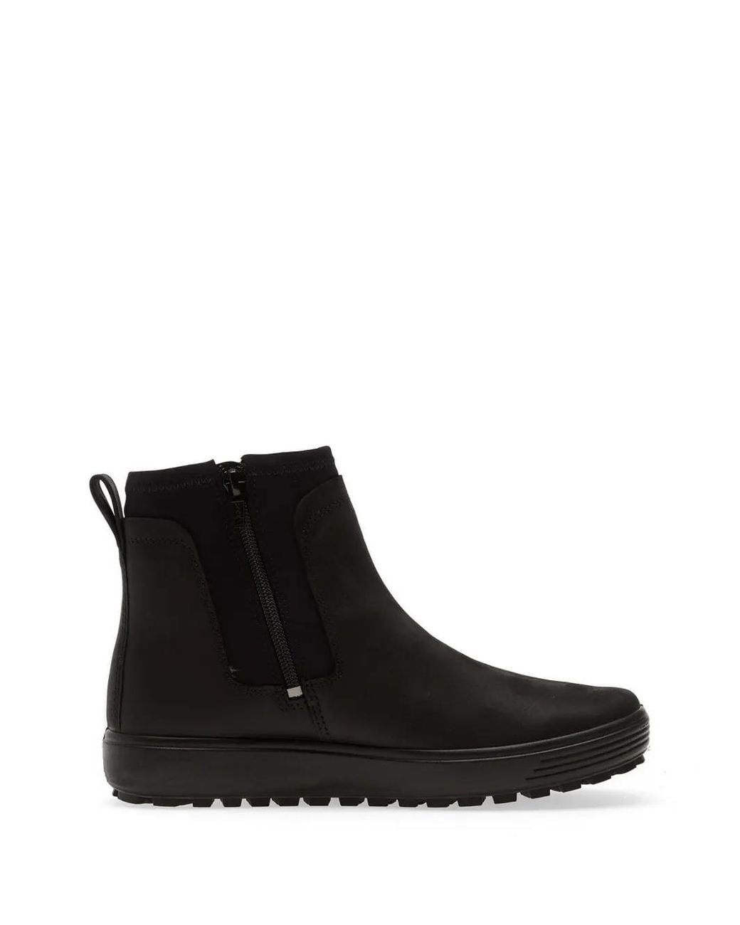 Ecco Black Soft 7 Tred W Ankle Boots