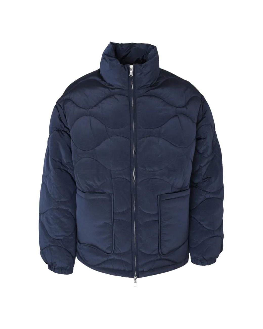 RETERNITY Blue Maison Quilted Puffer Jacket for men