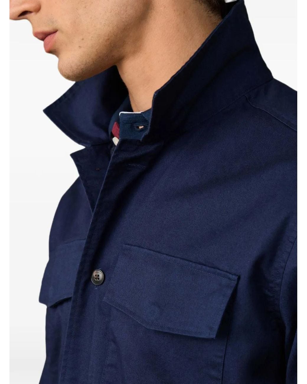 Hackett Blue Heritage Shirt Jacket for men