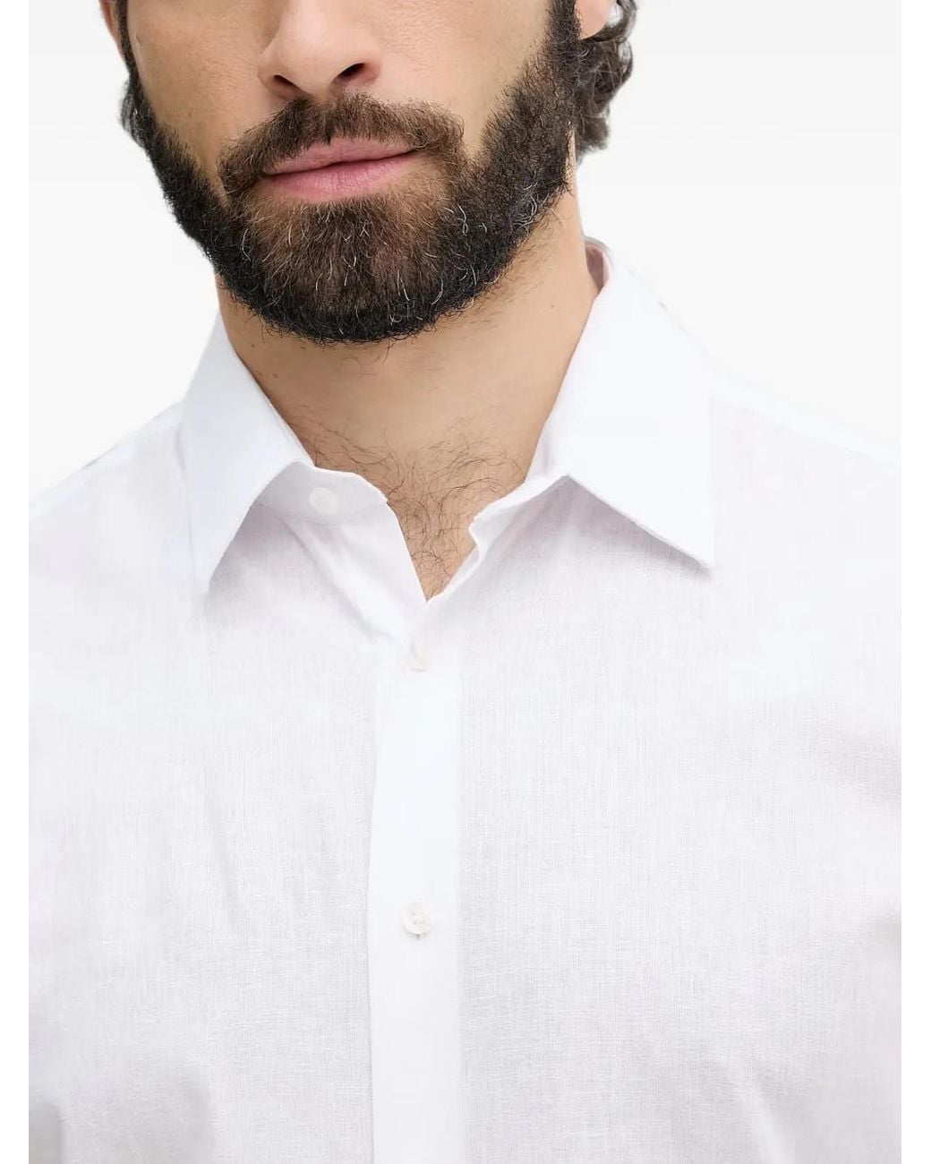 Karl Lagerfeld Button-Down Overhemd in het White voor heren