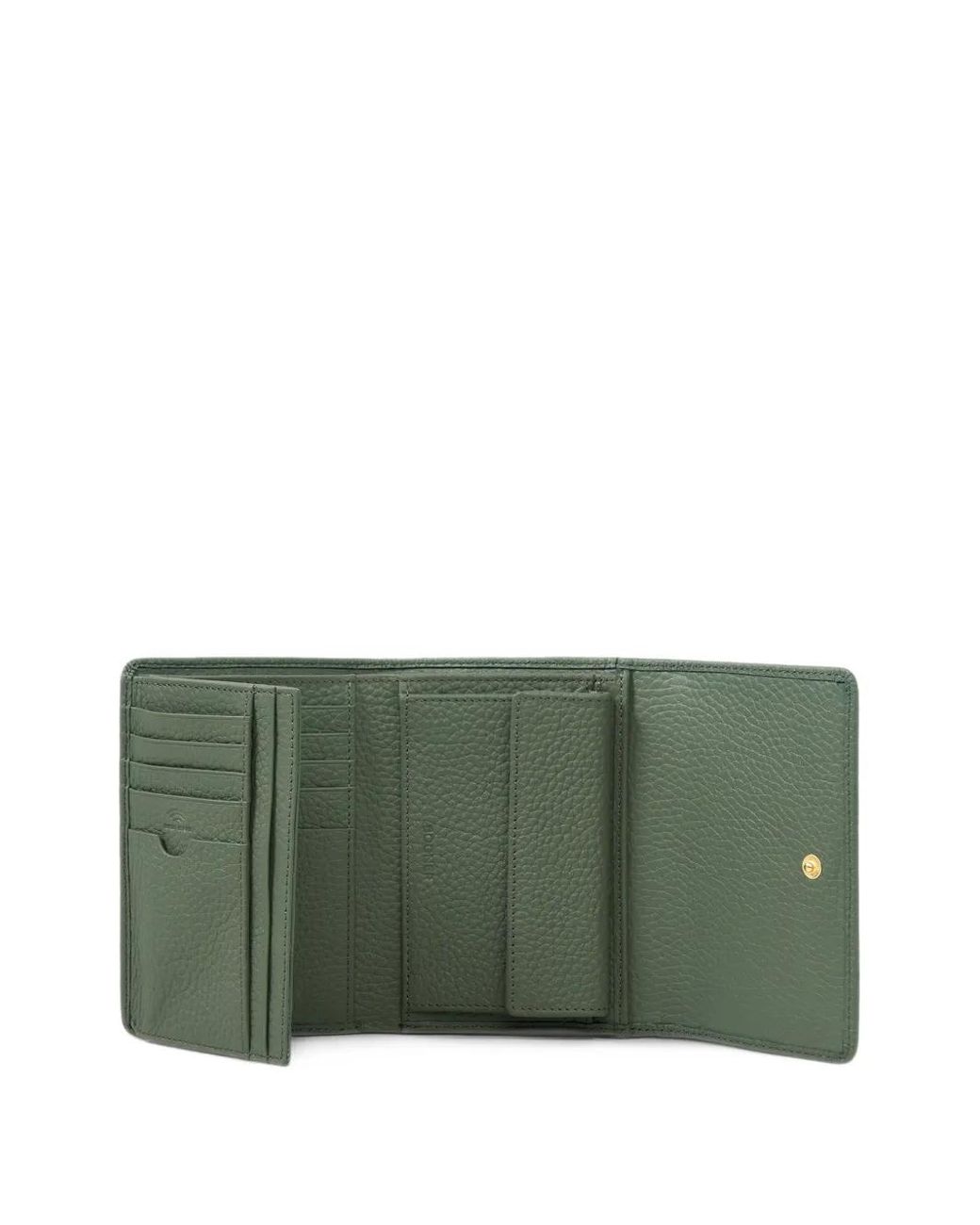 Bogner Green Bozen Nena Pebbled Leather Wallet
